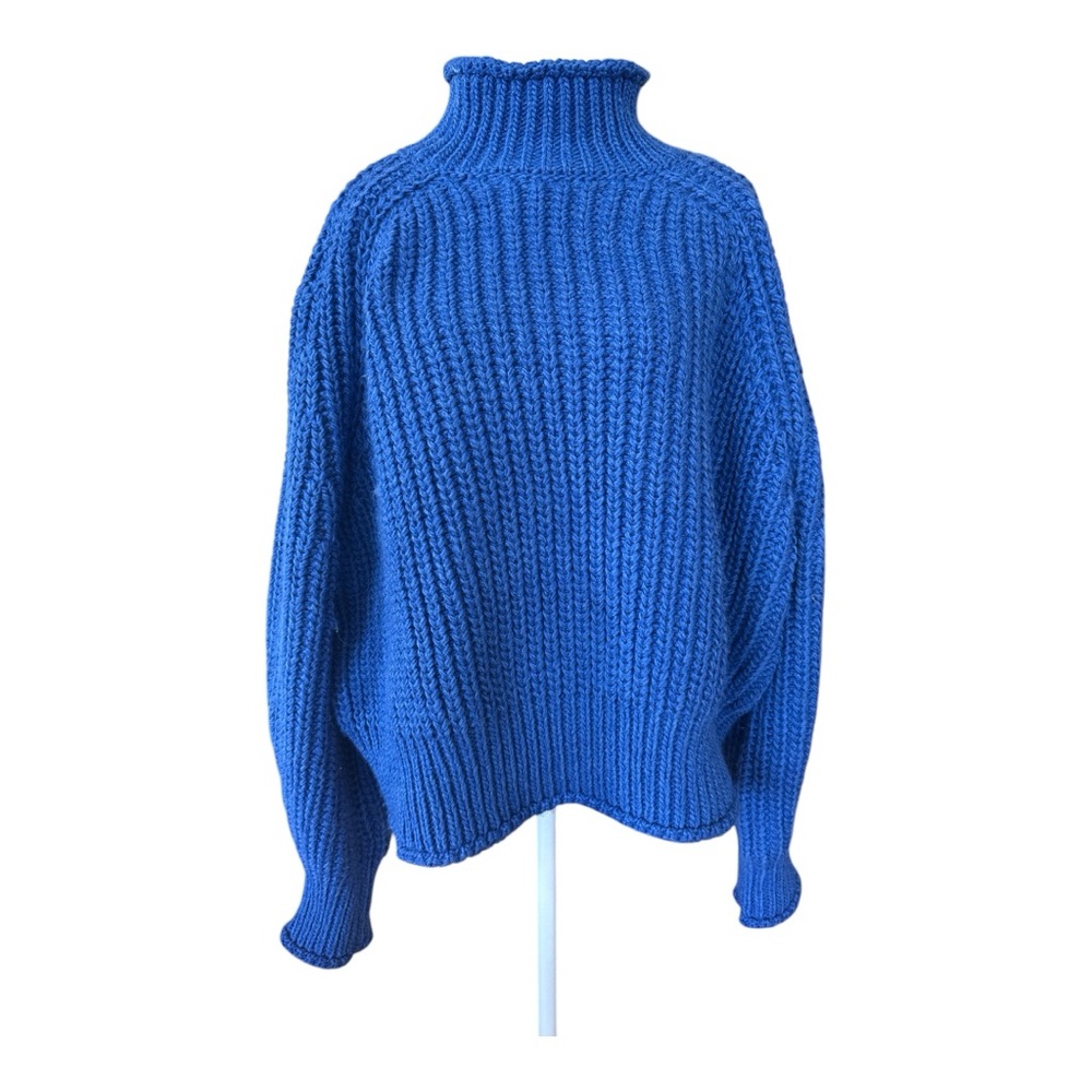 H&M / Oversized Knit Sweater Blue